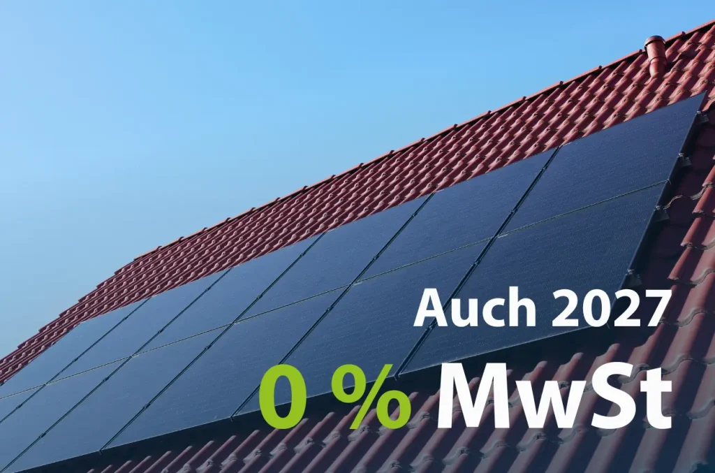 Auch 2027 gilt: 0 % Mehrwertsteuer auf Photovoltaik 4 KLE Energie GmbH