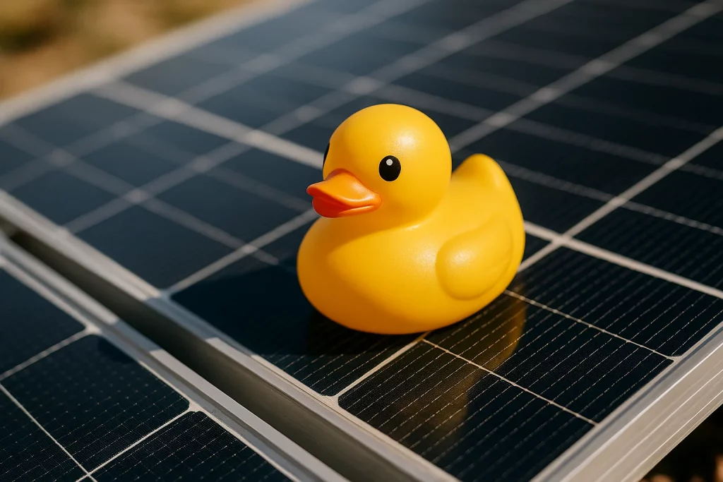 Die Duck Curve – Wie Solarstrom unser Stromsystem verändert 1 KLE Energie GmbH